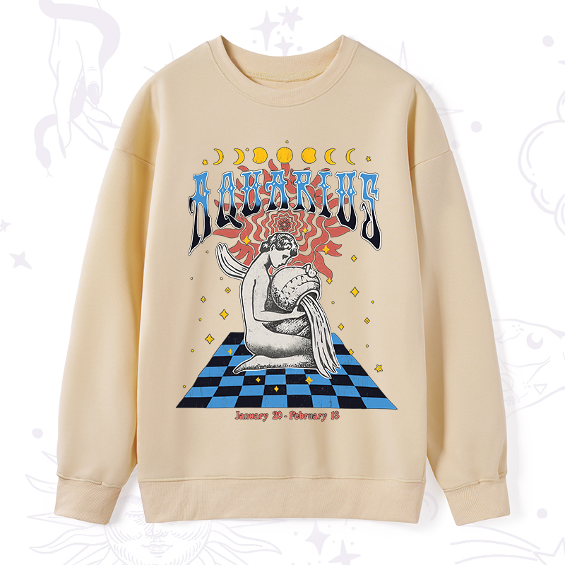 Aquarius Crew Zodiac Sweatshirt