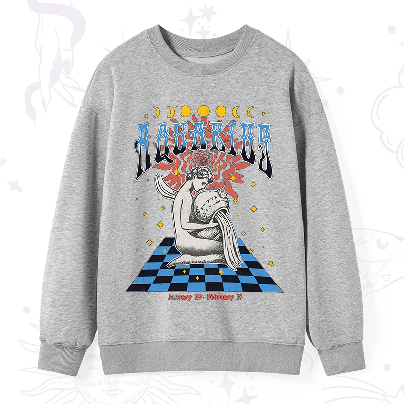 Aquarius Crew Zodiac Sweatshirt