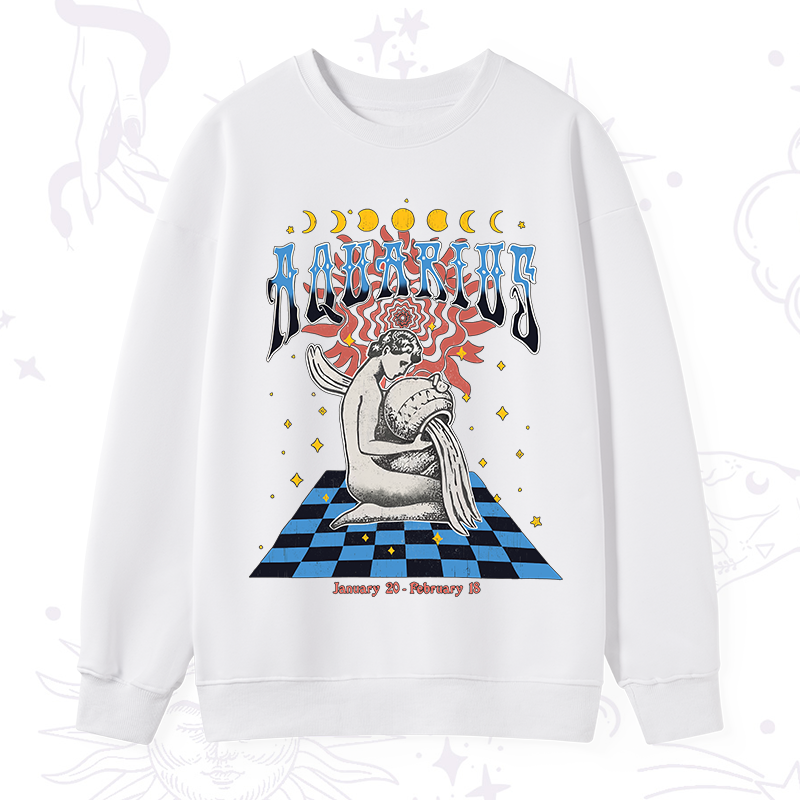 Aquarius Crew Zodiac Sweatshirt