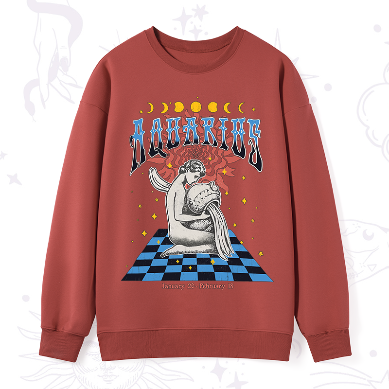 Aquarius Crew Zodiac Sweatshirt