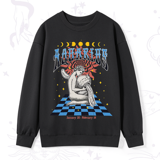 Aquarius Crew Zodiac Sweatshirt