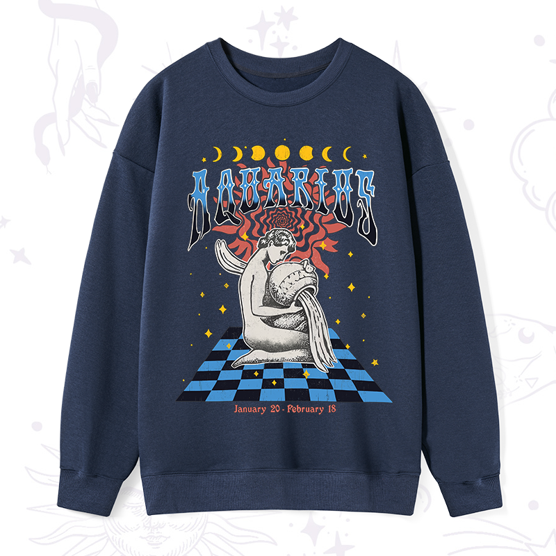 Aquarius Crew Zodiac Sweatshirt