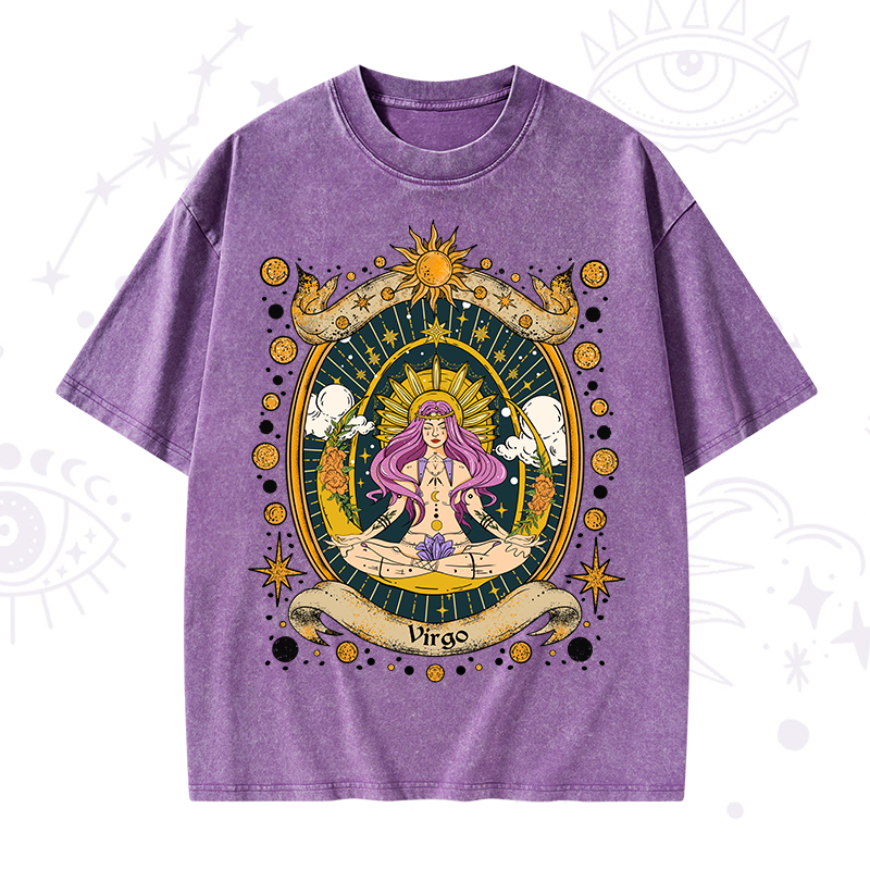 Virgo Radiance Zodiac Washed T-Shirt