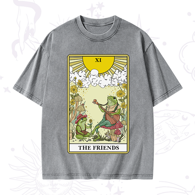 The Frendies Tarot Card Washed T-Shirt