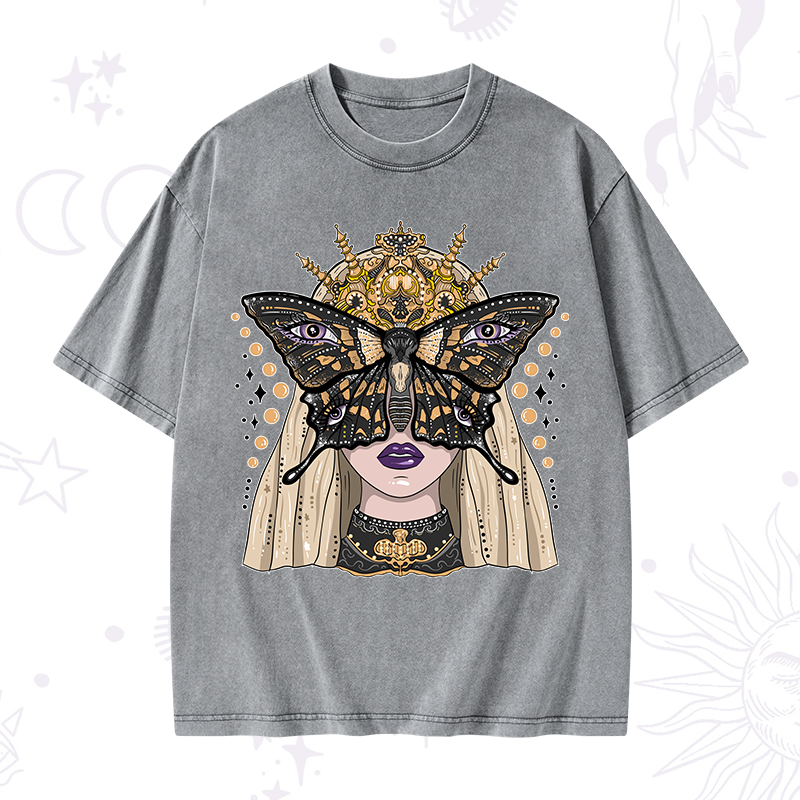 Butterfly Witchy Washed T-Shirt