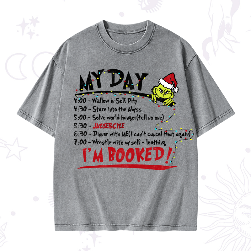 The Grinch Day Christmas Washed T-Shirt