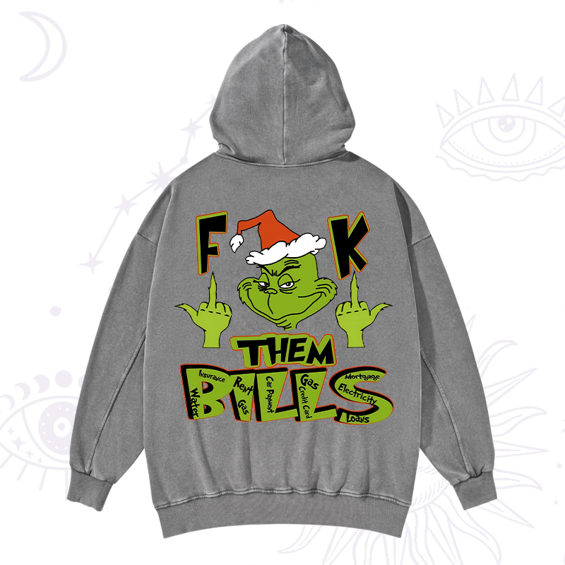 Fuck Them Bills Washed Hoodie