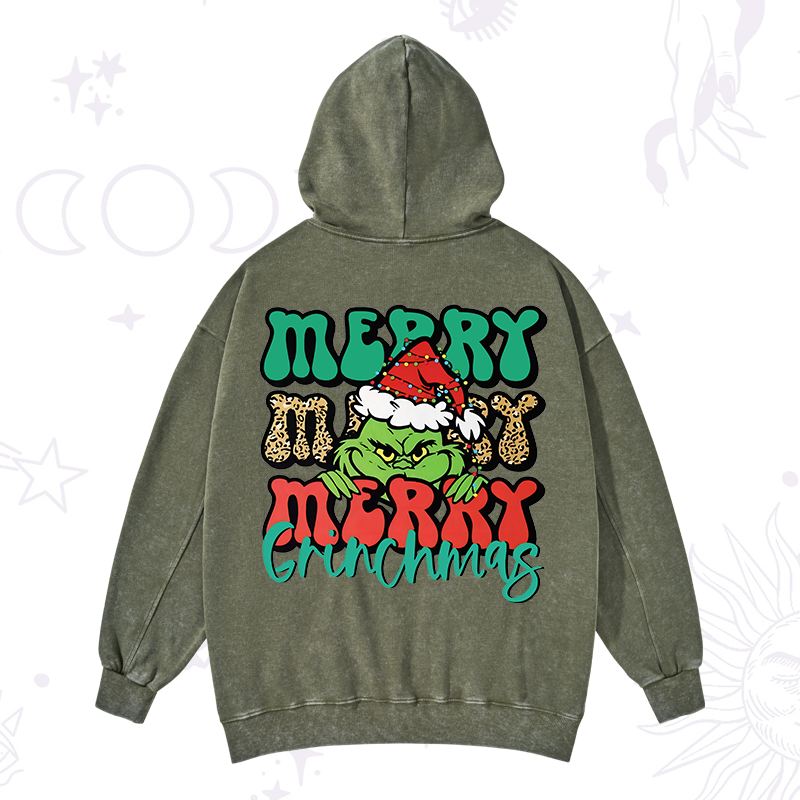 Merry Christmas Washed Hoodie