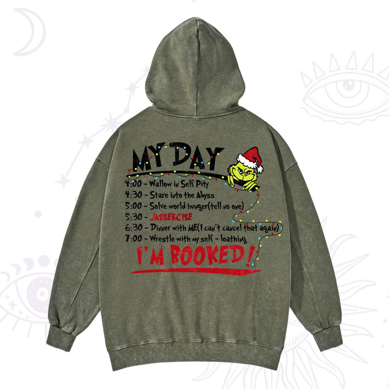 The Grinch Day Christmas Washed Hoodie