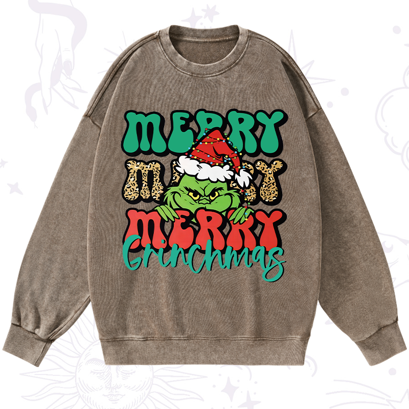 Merry Christmas Washed Sweatshirt