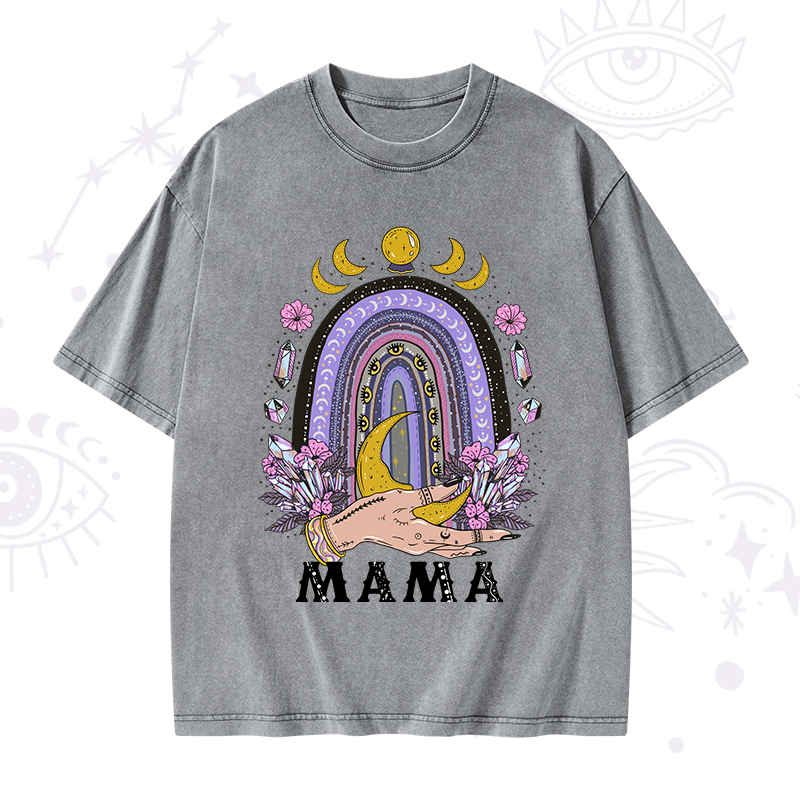 Gothic Mama Rainbow Washed T-Shirt