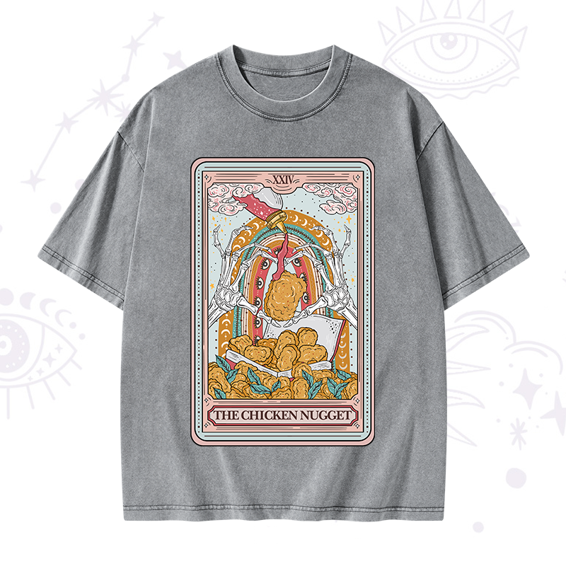 The Chicken Nugget Tarot Washed T-Shirt