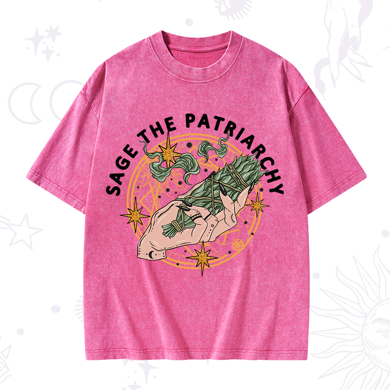 Sage The Patriarchy Washed T-Shirt