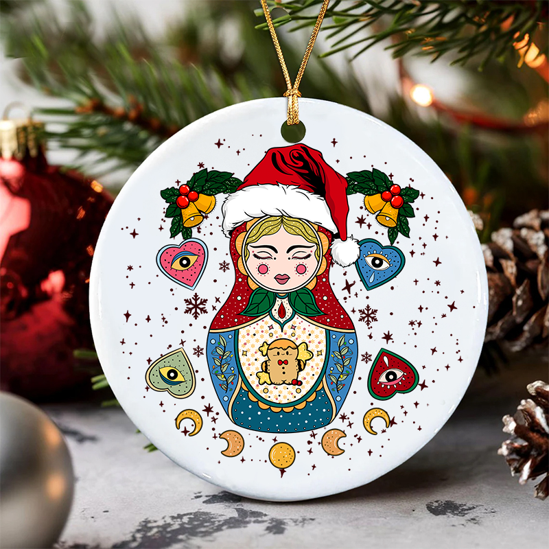 Nesting Doll Christmas Ornament