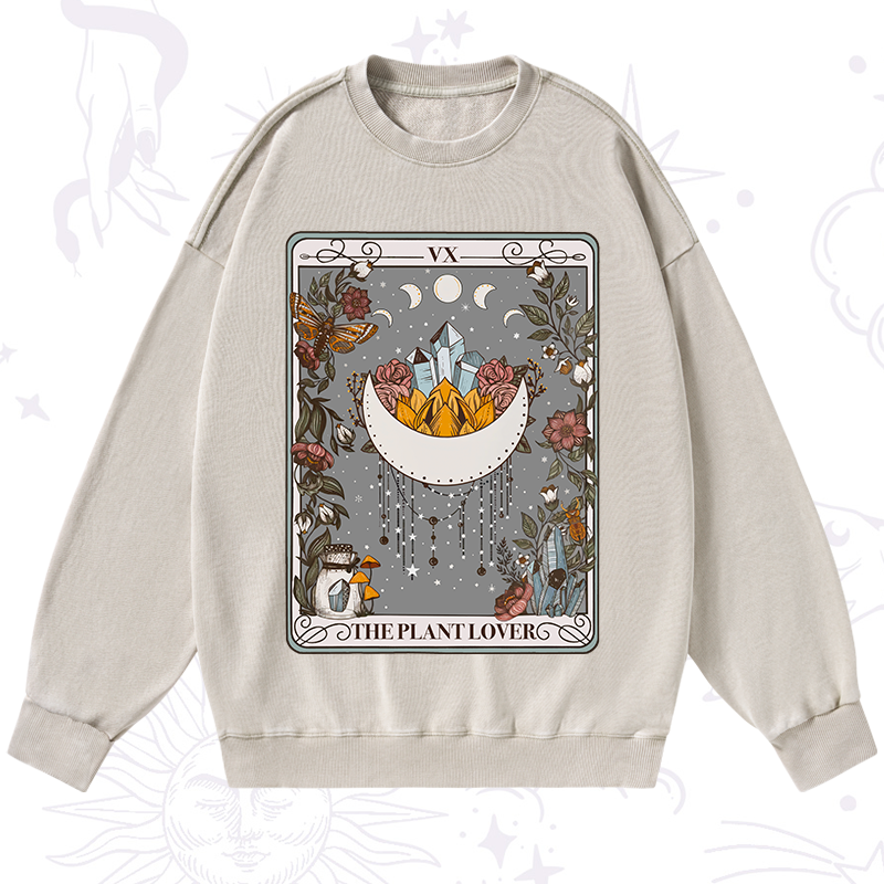 The Moon Tarot Washed Sweatshirt