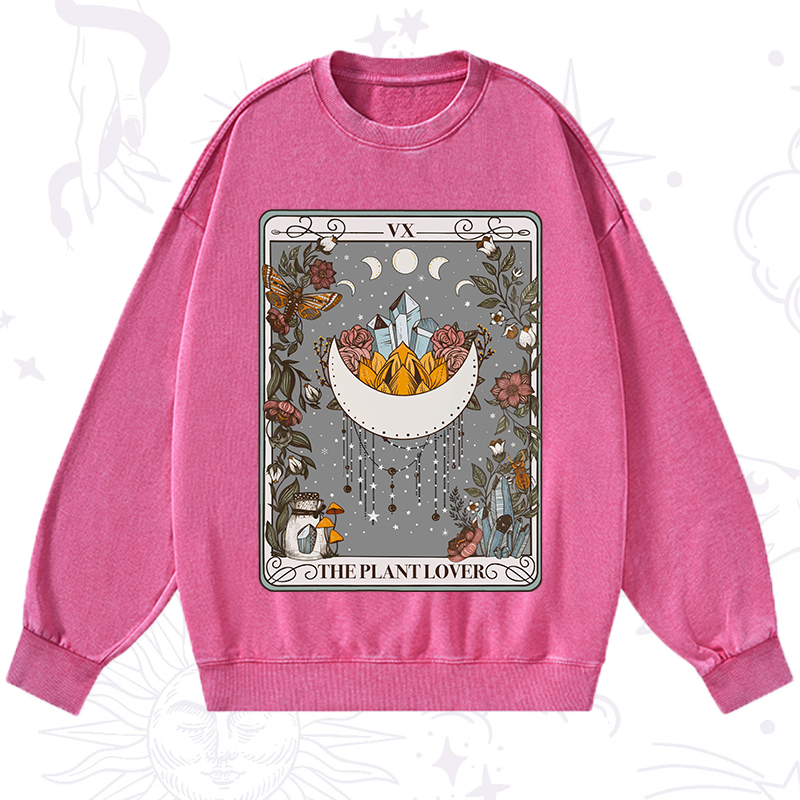 The Moon Tarot Washed Sweatshirt