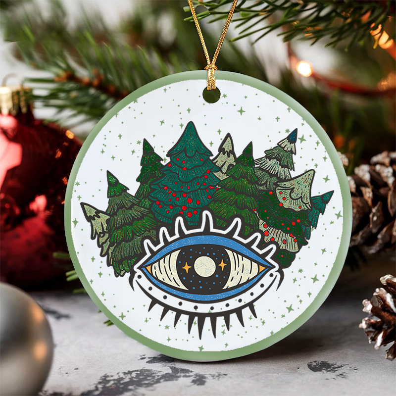 Evil Eye Christmas Ornament