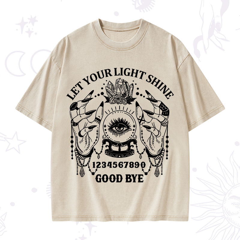 Let Your Light Shine Washed T-Shirt