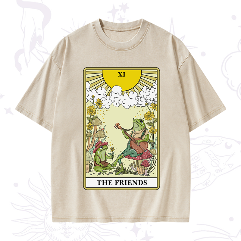 The Frendies Tarot Card Washed T-Shirt