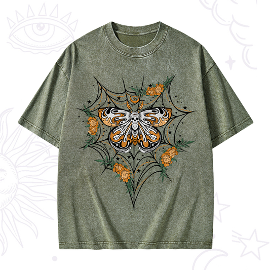 Death Head Moth Washed T-Shirt