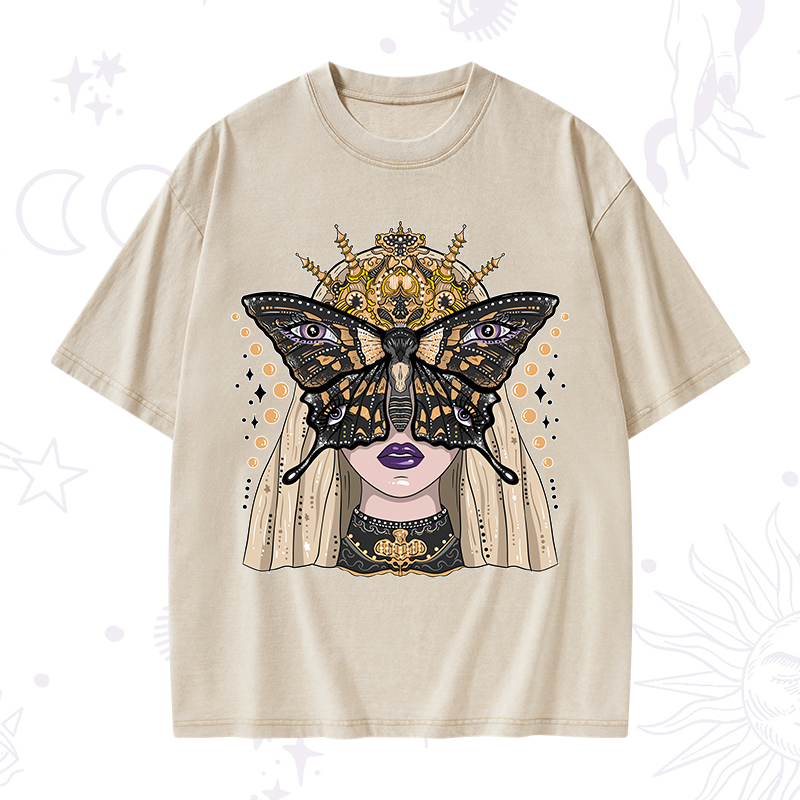 Butterfly Witchy Washed T-Shirt