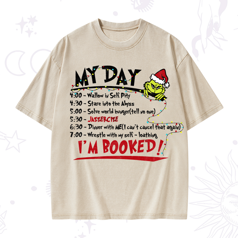 The Grinch Day Christmas Washed T-Shirt