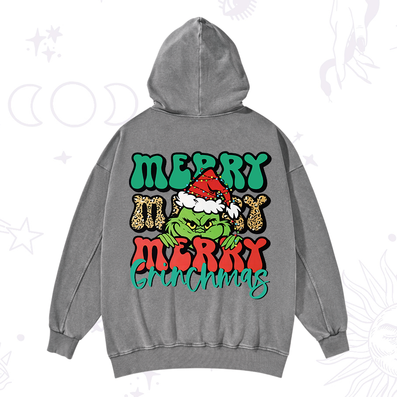 Merry Christmas Washed Hoodie