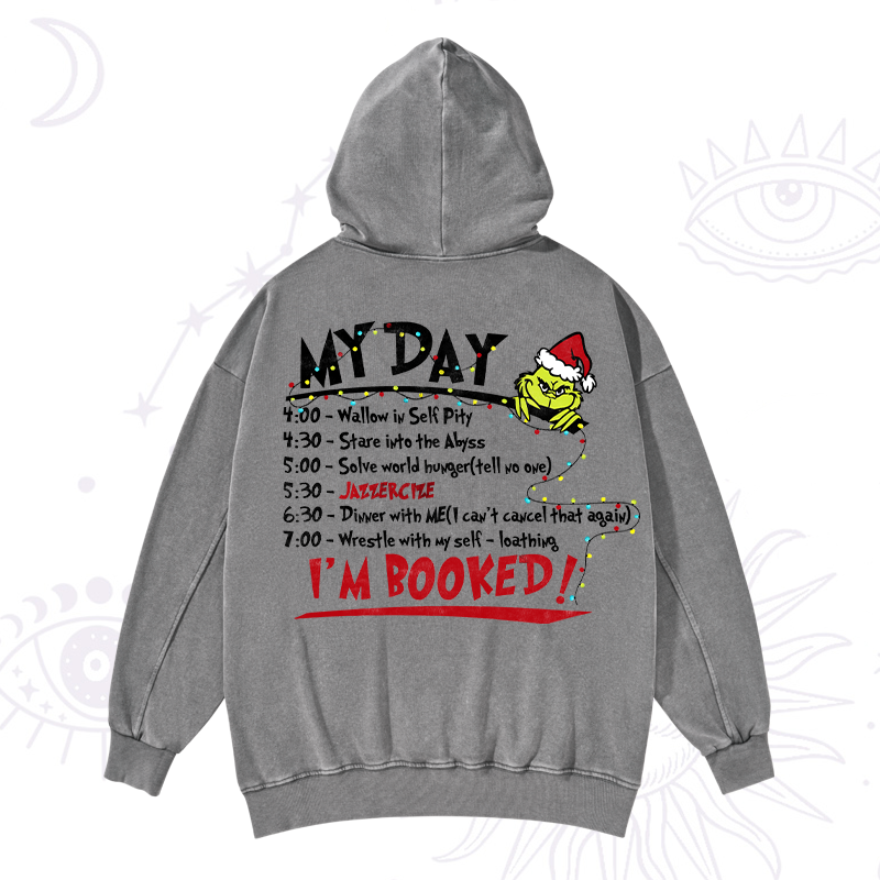 The Grinch Day Christmas Washed Hoodie