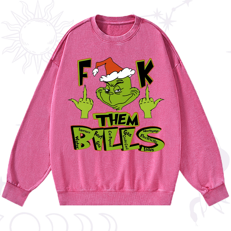 Fuck Them Bills Washed Sweatshirt