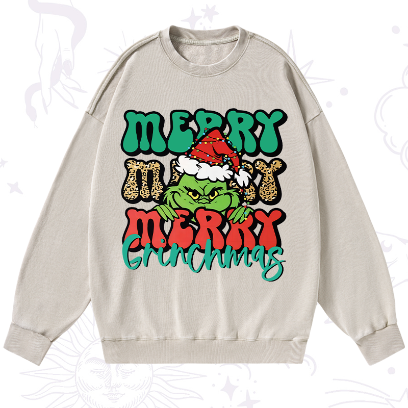 Merry Christmas Washed Sweatshirt