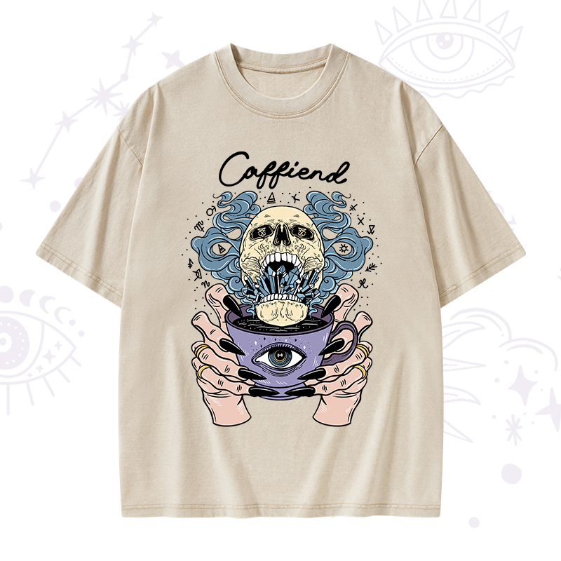 Caffiend Washed T-Shirt