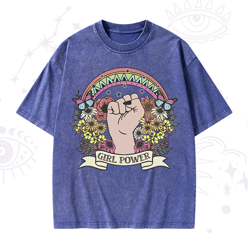 Girl Power Washed T-Shirt