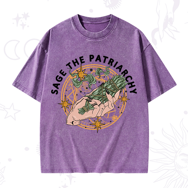 Sage The Patriarchy Washed T-Shirt