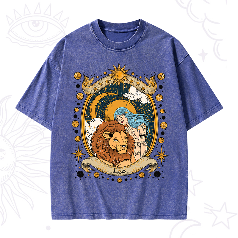 Leo Radiance Zodiac Washed T-Shirt