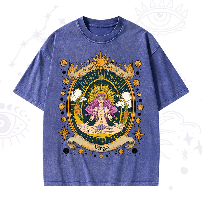 Virgo Radiance Zodiac Washed T-Shirt