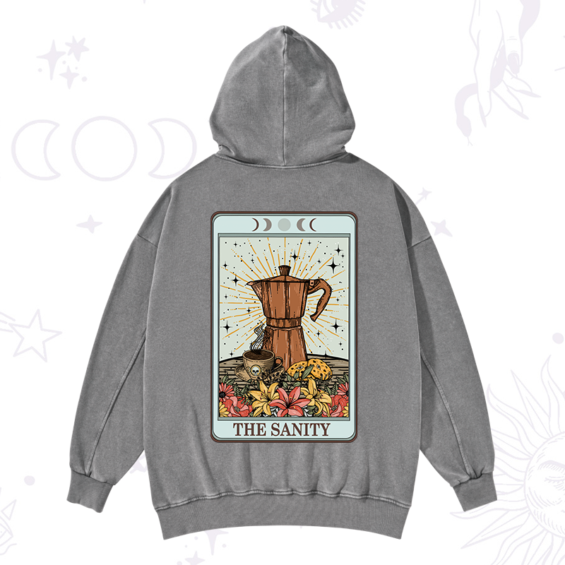 The Sanity Tarot Washed Hoodie