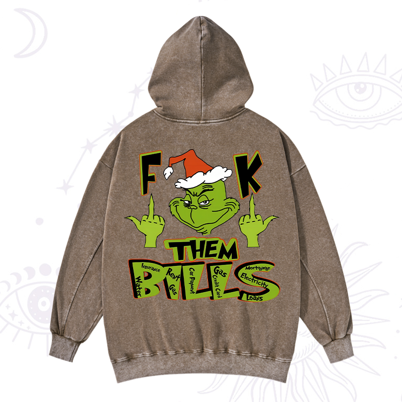 Fuck Them Bills Washed Hoodie