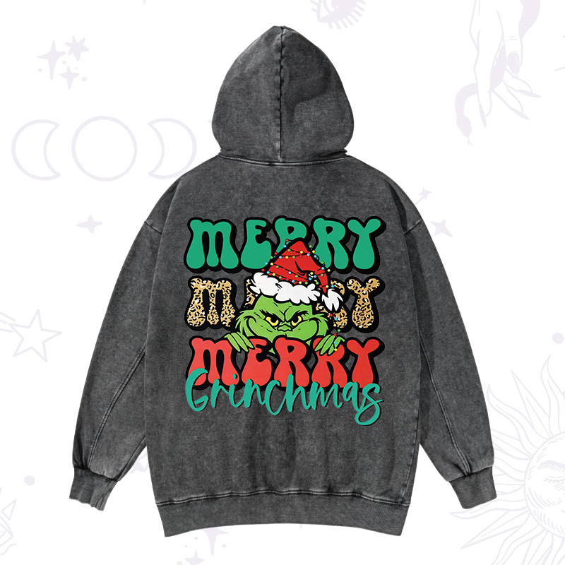 Merry Christmas Washed Hoodie