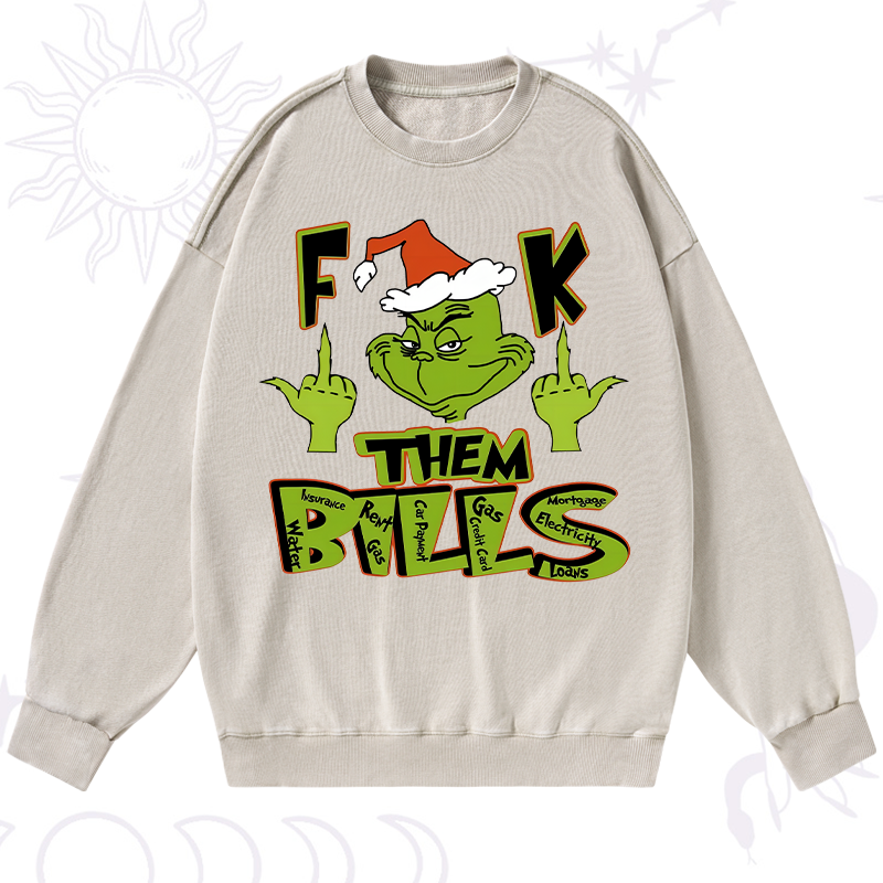 Fuck Them Bills Washed Sweatshirt