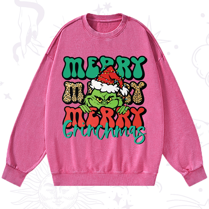 Merry Christmas Washed Sweatshirt