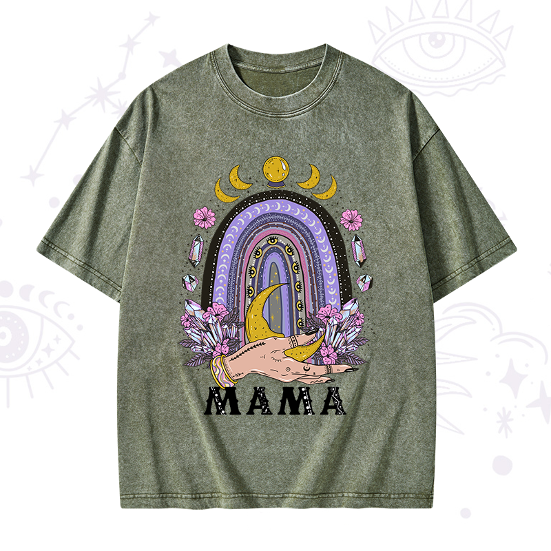 Gothic Mama Rainbow Washed T-Shirt