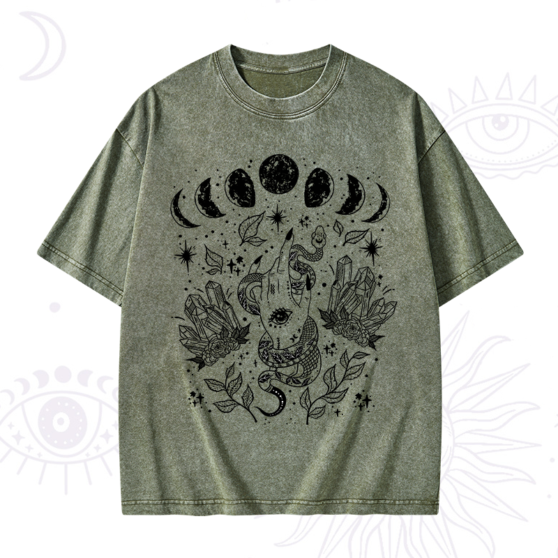 Reach For The Moon Washed T-Shirt