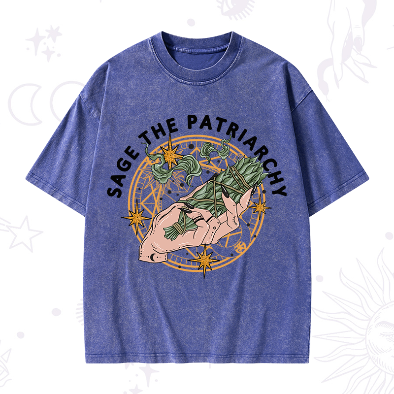 Sage The Patriarchy Washed T-Shirt