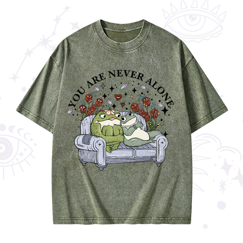 Your Are Never Alone Washed T-Shirt