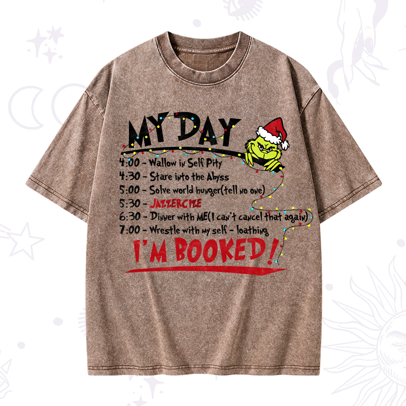 The Grinch Day Christmas Washed T-Shirt