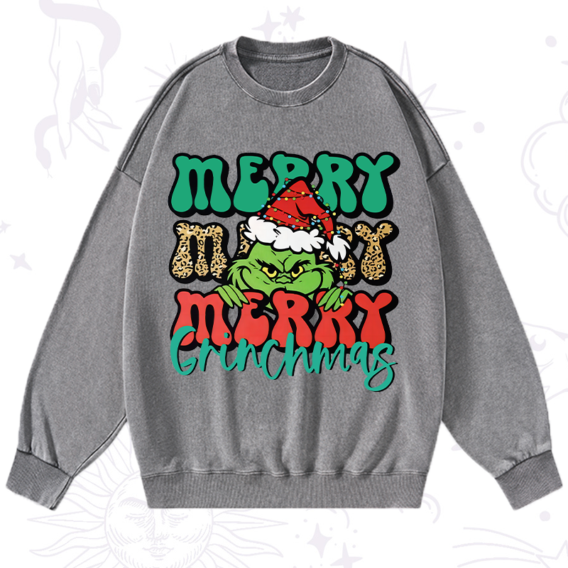 Merry Christmas Washed Sweatshirt