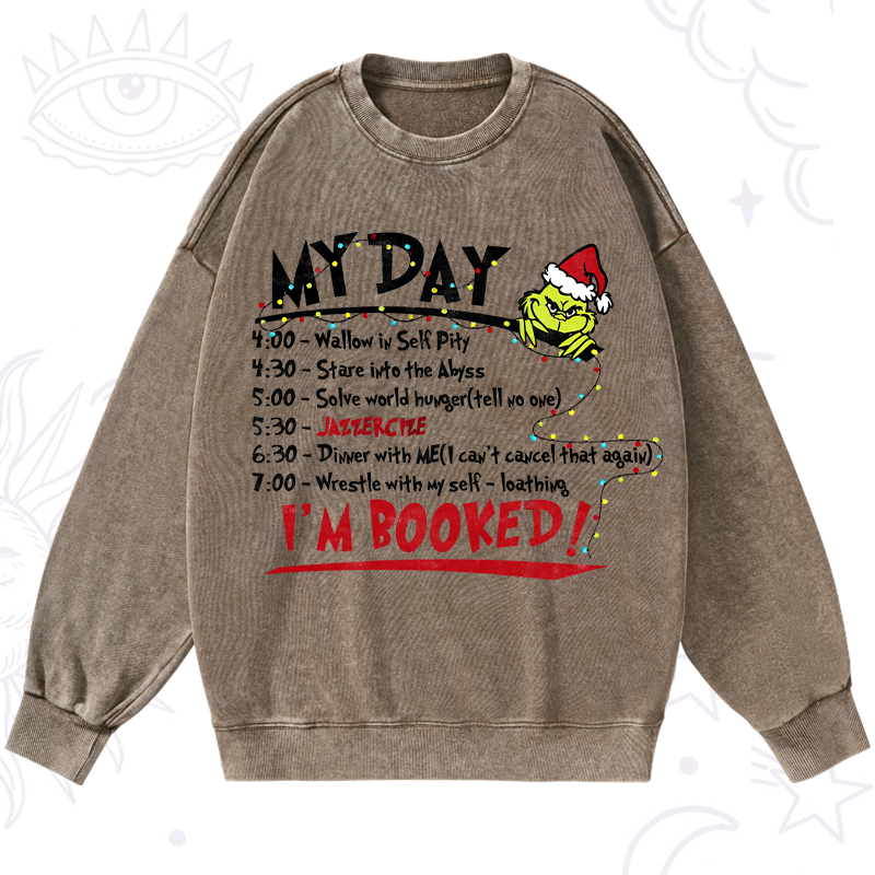 The Grinch Day Christmas Washed Sweatshirt