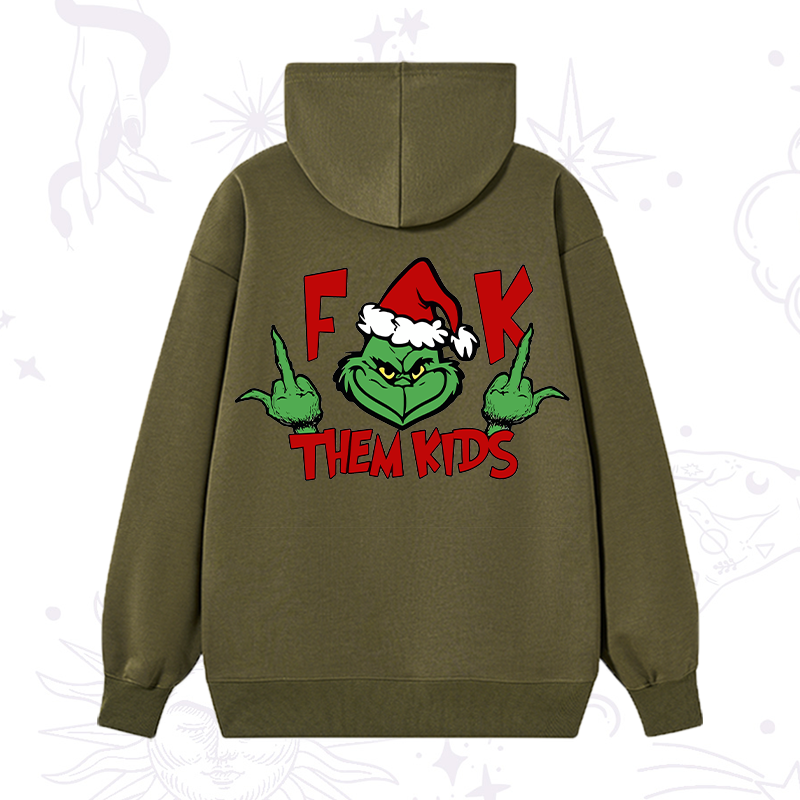 Fuck Them Kids Grinch Christmas Hoodie