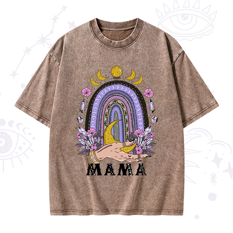 Gothic Mama Rainbow Washed T-Shirt