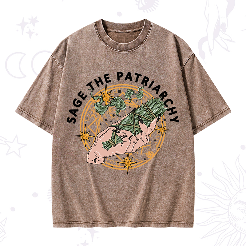 Sage The Patriarchy Washed T-Shirt